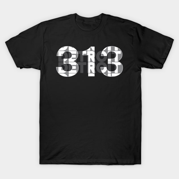 313 Detriot T-Shirt by Blasé Splee Design : Detroit